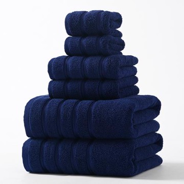 跨境批發全棉毛巾浴巾方巾六件套星級酒店賓館純棉浴巾跨境熱銷