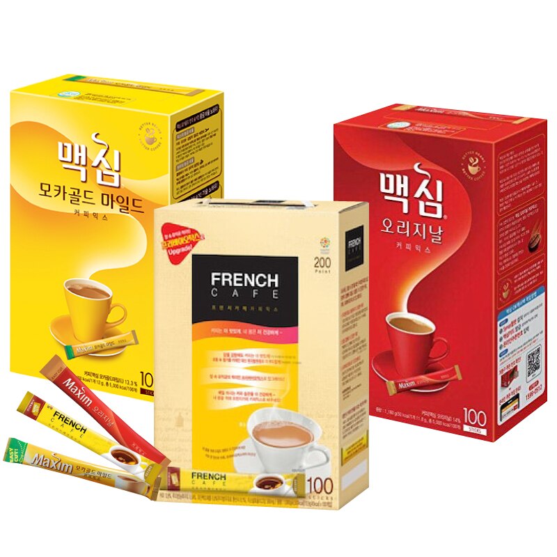 オリジナル コーヒーミックス12gx100本入り(2box) ☆ インスタントコーヒー 韓国珈琲 韓国Maxim コーヒー 韓国ドリンク05810x2)