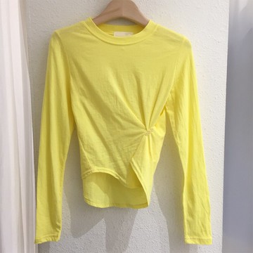 超火cec長袖t恤女初秋韓版ins潮bf慵懶風修身百搭打底上衣服