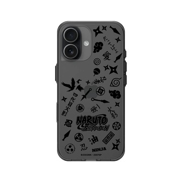 iPhone 17 Clear (相機按鈕) 酷墨灰 - 火影忍者 Naruto - 火影篇章-黑