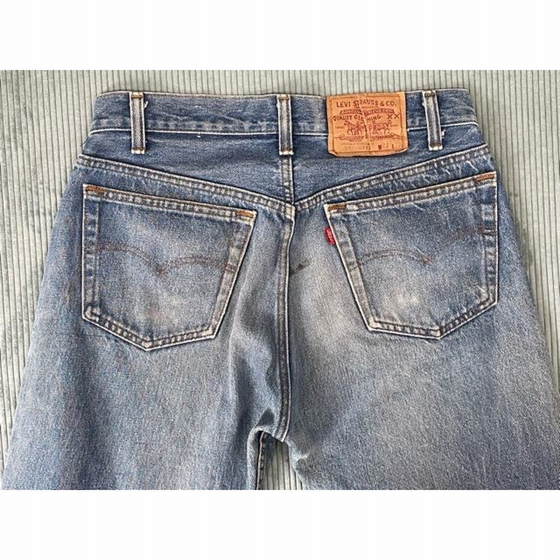 米国製 80's 1985 リーバイス LEVI'S 501 0115 ハチマル 金茶糸