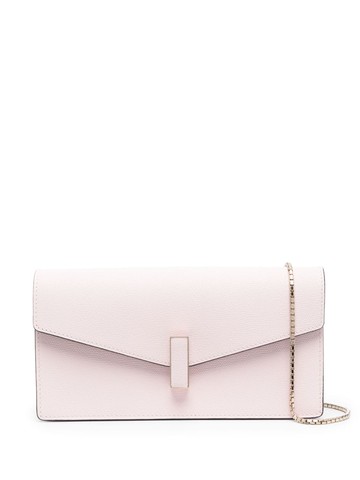 Valextra - Iside leather clutch bag - women - Calf Leather - One Size - Pink