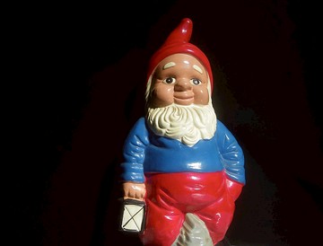 【老時光 OLD-TIME】早期二手歐美陶瓷精靈小矮人擺飾