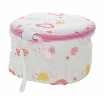 aisen 立體造型粗細雙層網 內衣洗衣網 (M型) - 筒型設計  保護衣物最柔細  LH041  1個