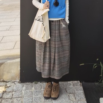 系帶氣球半裙|裙子|兩色|秋款|Sora-1910