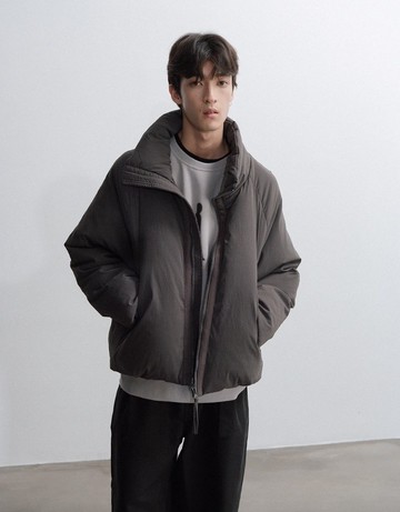 日系復古 90白鴨絨羽絨服 加厚保暖羽絨外套