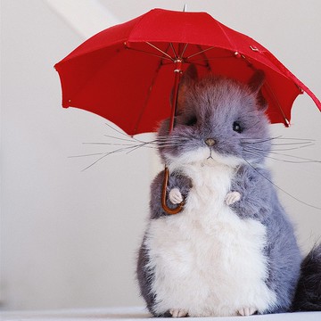 【難度升級系列】可愛呆萌小龍貓/DIY材料包原創毛絨關節玩偶玩具