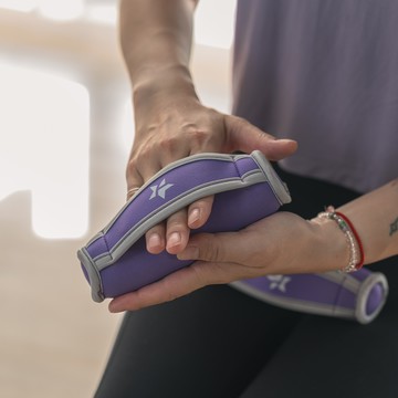 樂齡奇肌-套掌式軟式啞鈴（2支）（負重訓練啞鈴/肌力鍛鍊啞鈴）Fun Sport《販賣價為一對（2支）》