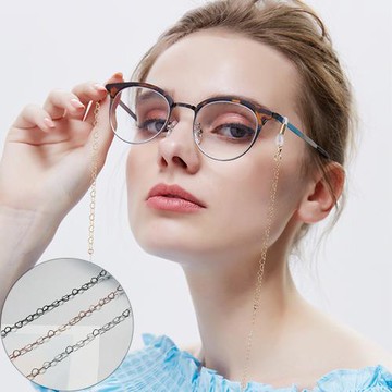 seoul show首爾秀 鏤空愛心圈兩用口罩掛繩鏈墨鏡平光眼鏡鍊老花近視防丟鍊