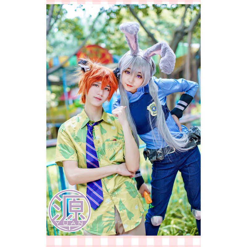 ズートピア ニックＬサイズ コスプレ - コスプレ