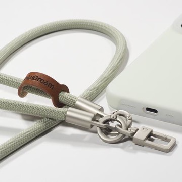 手機掛繩長款斜挎可背鈦色戶外登山掛脖防丟背式耐用男女高端日系