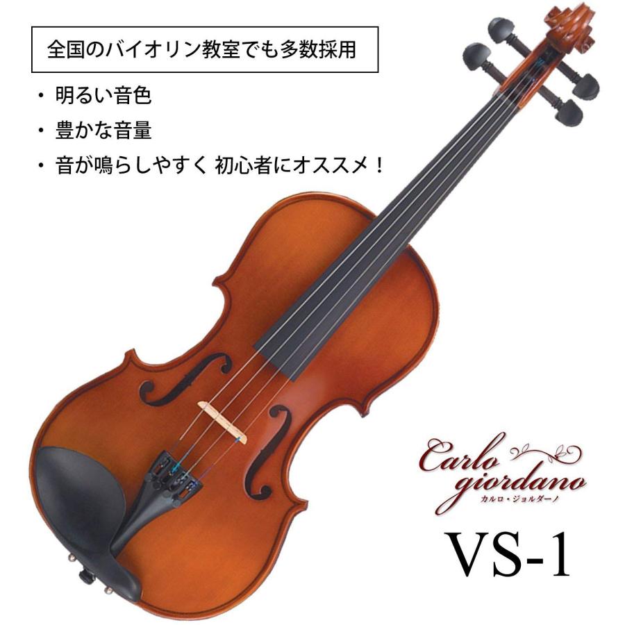 カルロジョルダーノ バイオリンセット あおケース VS-1C