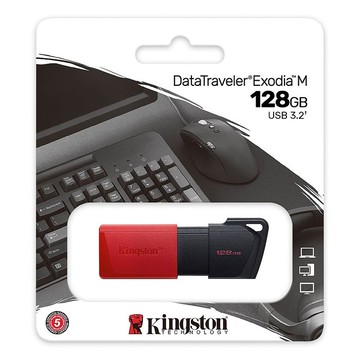 Kingston 金士頓 DataTraveler Exodia M USB 3.2 128GB【DTXM/128GB】隨身碟