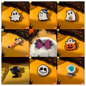 萬聖節 萬聖節裝扮 萬聖節髮飾  夾髮飾 女巫師巫婆 蜘蛛裝 扮用品道具 幼稚園安親班DJ9