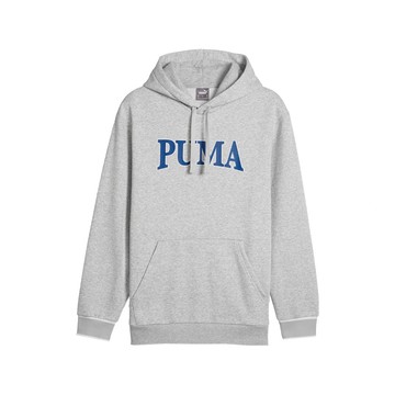 [ACS] Puma 帽T Squad 男款 灰 藍 抽繩 毛圈布 大口袋 E.SO 瘦子 著用款 連帽上衣 68125304