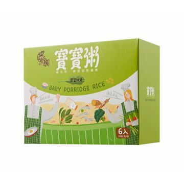 王朝 寶寶粥 (菠菜銀魚) 150克 x 6包