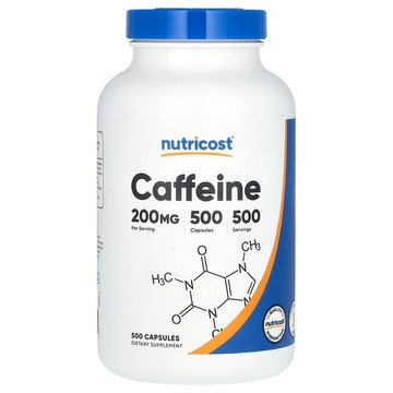 Nutricost, 咖啡萃取，200 毫克，500 粒膠囊
