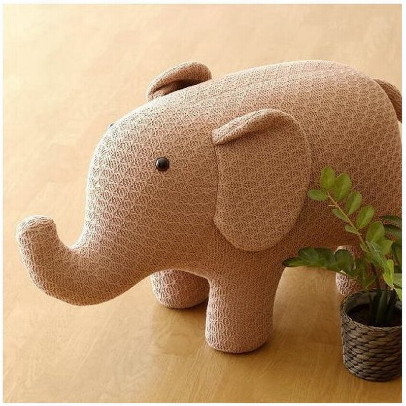 スツール 子供 椅子 ニット ゾウ 象 動物 子供用 座れる アニマル かわいい チャイルド イス オブジェ 置物 置き物 インテリア アニマルスツール エレファント 通販 Lineポイント最大0 5 Get Lineショッピング
