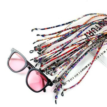 隔日達⚡️眼鏡鏈 編織掛繩 掛鏈 民族風眼鏡掛繩眼鏡繩 波西米亞彩色眼鏡繩 掛脖防滑防丟繩 布藝可調節 眼鏡配件太陽鏡繩