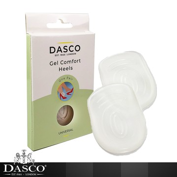 【鞋之潔】英國伯爵DASCO 6126矽膠腳跟舒適墊  吸收腳跟承受壓力 久站必備 含除臭配方