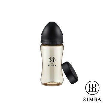 【黑潮來襲】小獅王辛巴 NO.2蘊蜜鉑金萬用瓶(270ML)蒔黑-新生適用