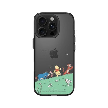 iPhone 16 Pro Clear (相機按鈕) 酷墨灰 - 迪士尼-小熊維尼 Disney Winnie The Pooh - 與朋友一起冒險