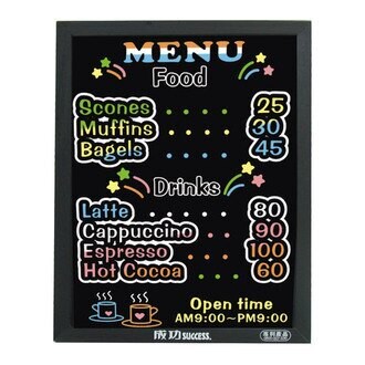 成功 01003 桌上型木框彩繪板 (A3) A3彩繪板 告示牌 告示板【領券滿額再折千12/31止】