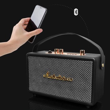 【長續航】MELODIC馬歇復古無線藍牙音響手提木質便攜小型音箱戶內外音箱