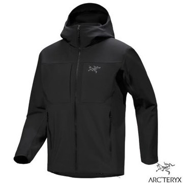 【ARCTERYX 始祖鳥】男 Gamma MX Hoody 防風防潑透氣連帽外套.夾克.風雨衣_X000008485 黑