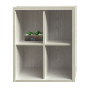 文創集 麥錫2.1尺四格收納櫃(二色可選)-63x39x78cm免組