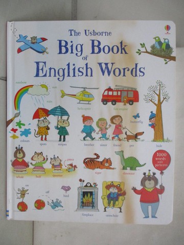 【書寶二手書T2／少年童書_EB2】Big Book of English Words_Mairi Mackinnon,Kate Hindley