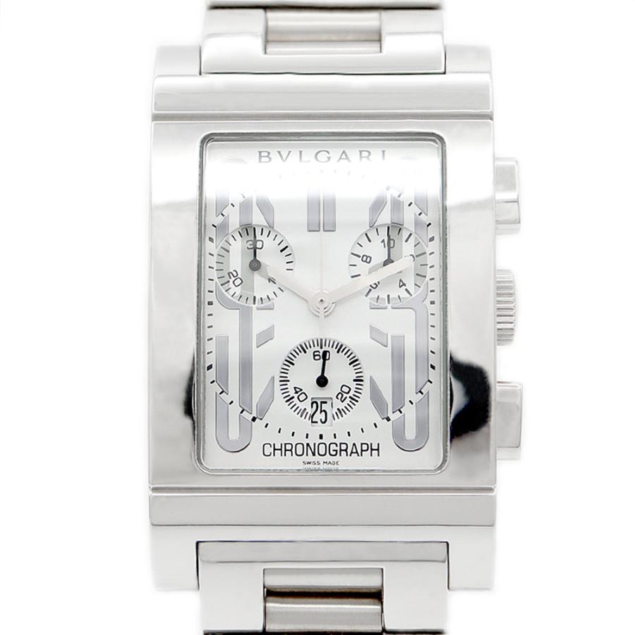 電池交換済み BVLGARI ブルガリ レッタンゴロ クロノグラフ