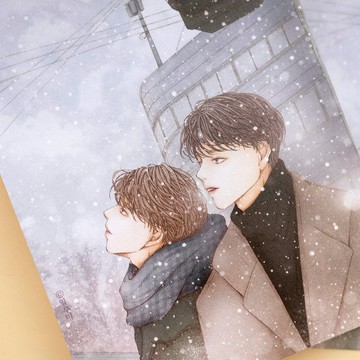 冬日氣息 - Boy 明信片 (illumi design)