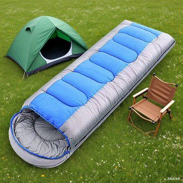 成人戶外睡袋春秋冬季雙人超輕批發加寬野營睡袋午休旅遊露營睡袋鑫弘-戶外運動