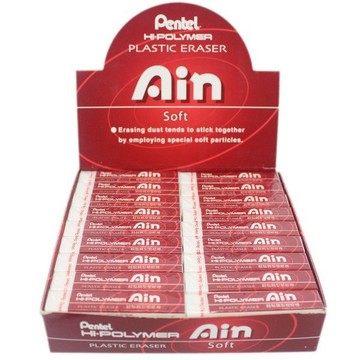 Pentel 飛龍牌 橡皮擦 ZETS07 (紅)/一個入(定15) 超黏削型塑膠擦 環保塑膠擦 超黏削型橡皮擦 MIT製【APP滿額下單4%點數(單一帳號最高1000點)】7/31止