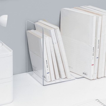 隔日到貨🏆透明書立 透明書擋 L型書立 壓克力書架 書本收納架 分隔書立 桌上收納 桌面書架 書檔 書立 書架隔板