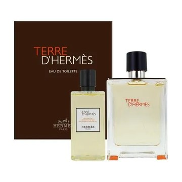 HERMES愛馬仕 TERRE D HERMES大地香水2件組[淡香水100ml+二合一洗髮沐浴乳80ml] 國際航空版