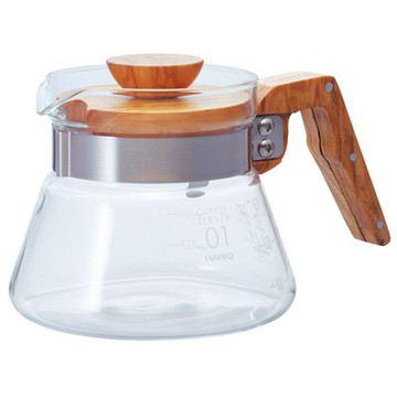 金時代書香咖啡 ​​​​​​​ HARIO V60橄欖木40好握咖啡壺 400ml VCWN-40-OV