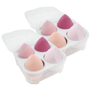 MAFFICK 美妝蛋組 4入 快速完妝 附收納盒  水蜜桃色系  2組