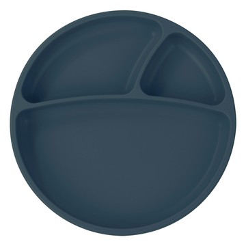 minikoioi 防滑矽膠餐盤  靜謐藍  1個
