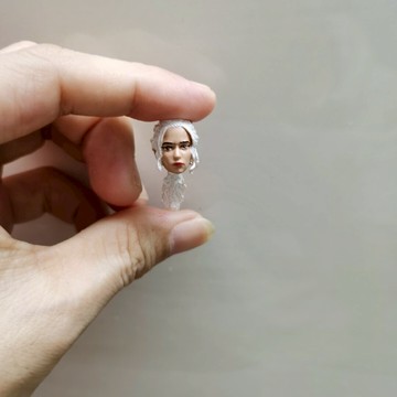 1/18 3.75龍母頭雕 人偶 3.75寸龍母頭雕