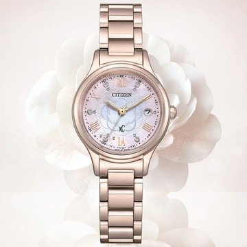 CITIZEN星辰 xC系列 光動能 電波鈦金屬腕錶 27mm / ES9498-69N