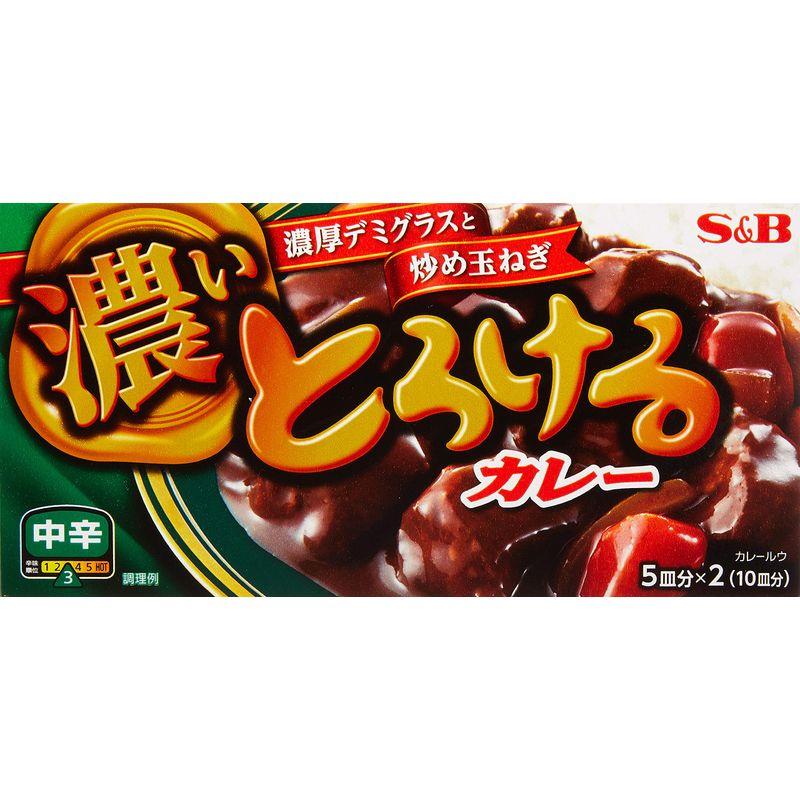 とろけるシリーズ SB とろける濃いカレー 中辛 175g×5個