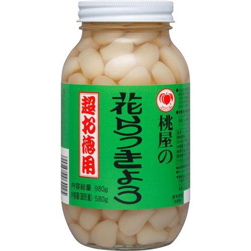 桃屋 花らっきょう 580g  桃屋 らっきょう 甘酢漬 乳酸発酵 カレー 漬物 福神漬