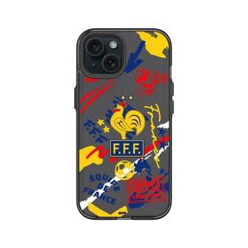 iPhone 15 Clear 酷墨灰 - FFF - Logo - Retro