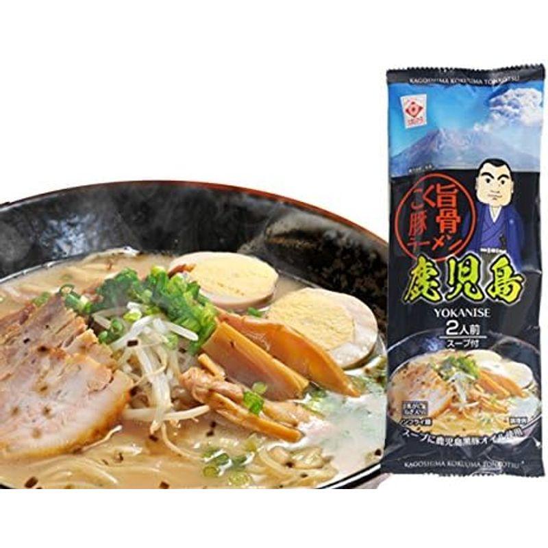 ヒガシフーズ 鹿児島こく旨豚骨ラーメン 2人前 24袋入り