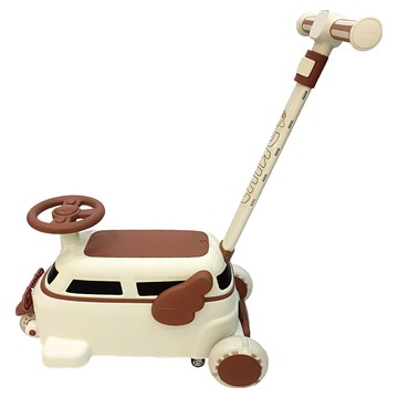 CHING-CHING 親親 天使3合1學步滑板手推車  咖啡色  1個