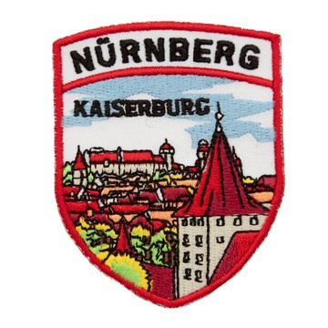 DIY刺繡徽章 刺繡布貼 德國 紐倫堡地標 布標 燙貼 徽章 肩章 補破洞 燙貼布 熨燙布貼 貼布 _廠商直送
