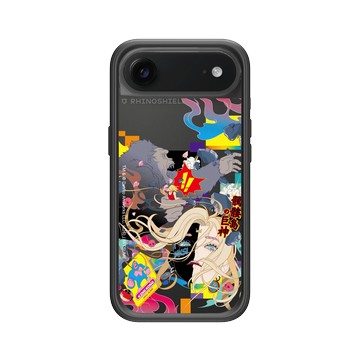 iPhone Air Mod NX -邊框背蓋組合 (相機按鈕) 黑 - KKSI x Mitsume - 金剛夢幻碎影