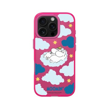 iPhone 16 Pro Clear 粉漾桃 - Moomin - Moomin＆歌妮-雲上小戀曲